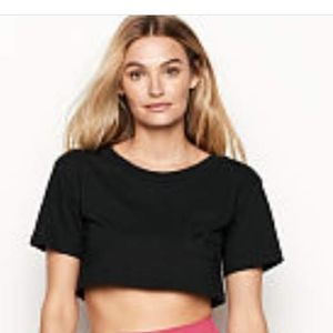 Victoria's Secret Black Crop Top